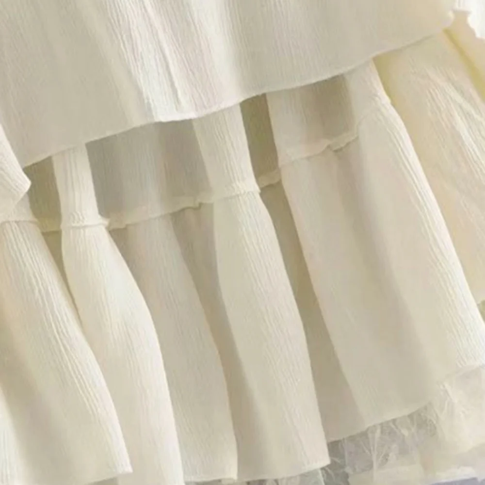 **FP Cream Boho Halter Mini Dress - Picture 7 of 15